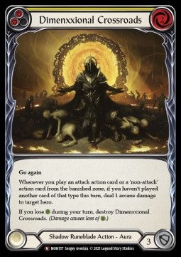 Dimenxxional Crossroads (Rainbow Foil)⁣ - Monarch - Unlimited⁣ (Majestic)⁣ [MON157]