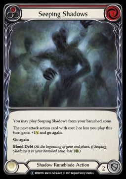 Seeping Shadows (Red) (Normal)⁣ - Monarch - Unlimited⁣ (Rare)⁣ [MON165]