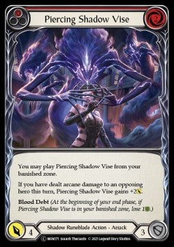 Piercing Shadow Vise (Red) (Normal)⁣ - Monarch - Unlimited⁣ (Common)⁣ [MON171]