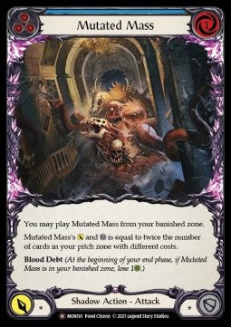 Mutated Mass (Rainbow Foil)⁣ - Monarch - Unlimited⁣ (Majestic)⁣ [MON191]