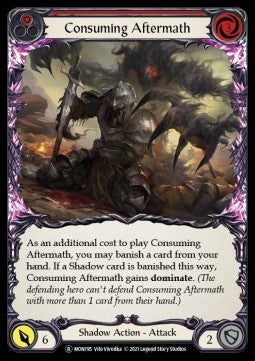 Consuming Aftermath (Red) (Normal)⁣ - Monarch - Unlimited⁣ (Rare)⁣ [MON195]