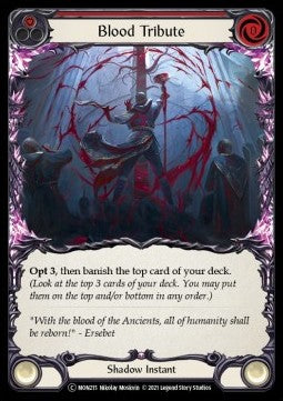 Blood Tribute (Red) (Normal)⁣ - Monarch - Unlimited⁣ (Common)⁣ [MON215]