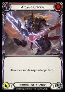 Arcanic Crackle (Red) (Normal)⁣ - Monarch - Unlimited⁣ (Common)⁣ [MON235]