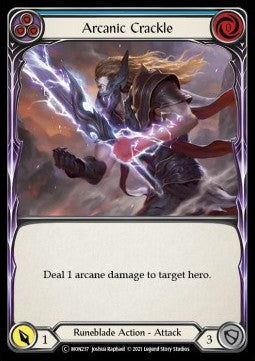 Arcanic Crackle (Blue) (Normal)⁣ - Monarch - Unlimited⁣ (Common)⁣ [MON237]