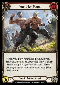 Pound for Pound (Red) (Normal)⁣ - Monarch - Unlimited⁣ (Common)⁣ [MON278]