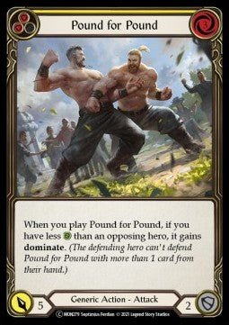 Pound for Pound (Yellow) (Normal)⁣ - Monarch - Unlimited⁣ (Common)⁣ [MON279]
