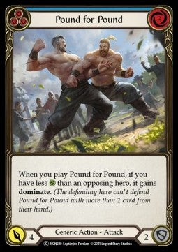 Pound for Pound (Blue) (Normal)⁣ - Monarch - Unlimited⁣ (Common)⁣ [MON280]