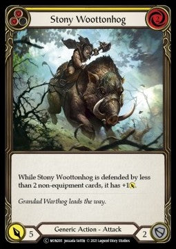 Stony Woottonhog (Yellow) (Normal)⁣ - Monarch - Unlimited⁣ (Common)⁣ [MON285]