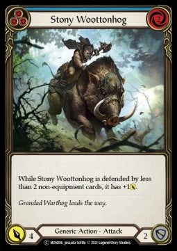Stony Woottonhog (Blue) (Normal)⁣ - Monarch - Unlimited⁣ (Common)⁣ [MON286]