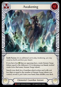 Awakening (Rainbow Foil)⁣ - Tales of Aria - First⁣ (Majestic)⁣ [ELE006]