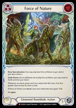 Force of Nature (Rainbow Foil)⁣ - Tales of Aria - First⁣ (Majestic)⁣ [ELE066]