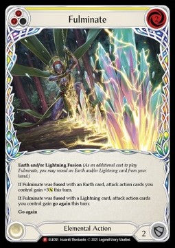 Fulminate (Rainbow Foil)⁣ - Tales of Aria - First⁣ (Majestic)⁣ [ELE091]