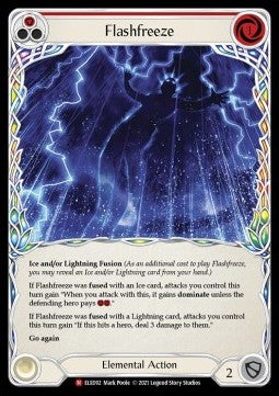 Flashfreeze (Rainbow Foil)⁣ - Tales of Aria - First⁣ (Majestic)⁣ [ELE092]