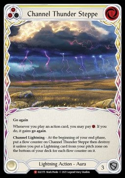 Channel Thunder Steppe (Rainbow Foil)⁣ - Tales of Aria - First⁣ (Majestic)⁣ [ELE175]