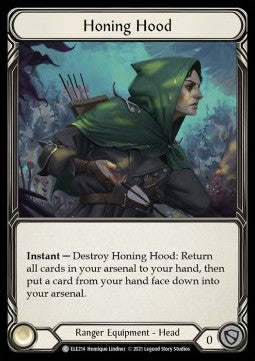 Honing Hood (Cold Foil) - Tales of Aria - First (Common) [ELE-F-ELE214]