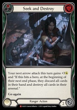 Seek and Destroy (Rainbow Foil) - Tales of Aria - First (Majestic) [ELE-F-ELE215]