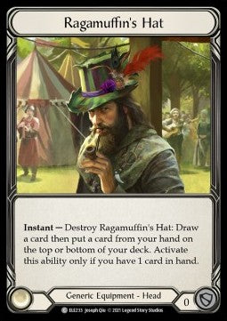 Ragamuffin's Hat (Cold Foil)⁣ - Tales of Aria - First⁣ (Common)⁣ [ELE233]