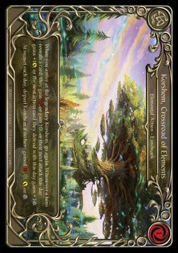 Korshem, Crossroad of Elements (Rainbow Foil) - Tales of Aria - Unlimited (Fabled) [ELE-U-ELE000]
