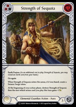 Strength of Sequoia (Yellow) (Normal)⁣ - Tales of Aria - Unlimited⁣ (Common)⁣ [ELE029]