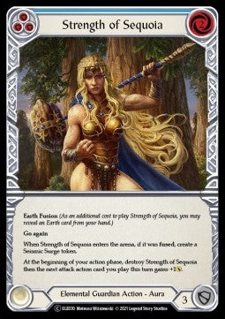Strength of Sequoia (Blue) (Normal)⁣ - Tales of Aria - Unlimited⁣ (Common)⁣ [ELE030]