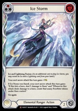Ice Storm (Rainbow Foil)⁣ - Tales of Aria - Unlimited⁣ (Majestic)⁣ [ELE037]