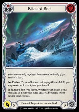 Blizzard Bolt (Red) (Normal)⁣ - Tales of Aria - Unlimited⁣ (Common)⁣ [ELE044]