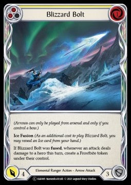 Blizzard Bolt (Yellow) (Normal)⁣ - Tales of Aria - Unlimited⁣ (Common)⁣ [ELE045]