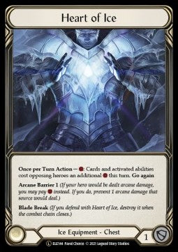 Heart of Ice (Rainbow Foil)⁣ - Tales of Aria - Unlimited⁣ (Legendary)⁣ [ELE144]