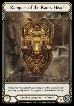 Rampart of the Ram's Head (Rainbow Foil)⁣ - Tales of Aria - Unlimited⁣ (Legendary)⁣ [ELE203]