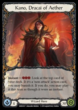 Kano, Dracai of Aether (Rainbow Foil) - Hero Promos (Promo) [HER-020]