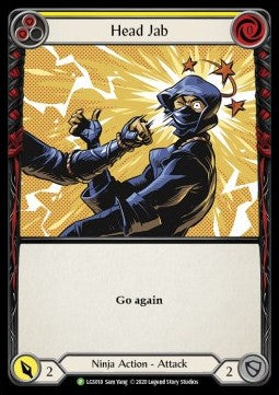 Head Jab (Yellow) (Rainbow Foil)⁣ - LGS Promos⁣ (Promo)⁣ [018]