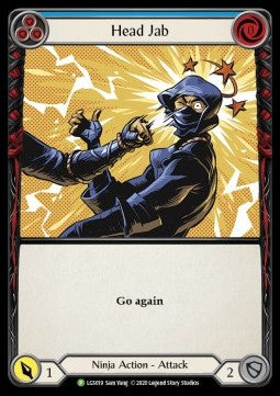 Head Jab (Blue) (Rainbow Foil)⁣ - LGS Promos⁣ (Promo)⁣ [019]