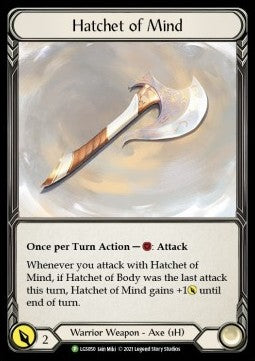 Hatchet of Mind (Cold Foil)⁣ - LGS Promos⁣ (Promo)⁣ [050]