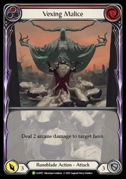 Vexing Malice (Red) (Extended Art Rainbow Foil)⁣ - LGS Promos⁣ (Promo)⁣ [057]
