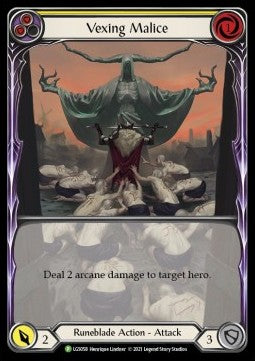 Vexing Malice (Yellow) (Extended Art Rainbow Foil)⁣ - LGS Promos⁣ (Promo)⁣ [058]