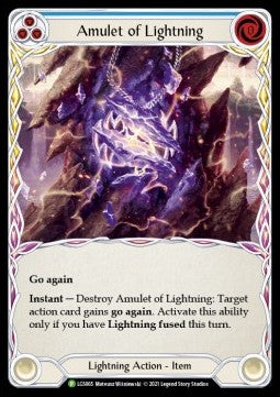 Amulet of Lightning (Cold Foil) - LGS Promos (Promo) [LGS-065]