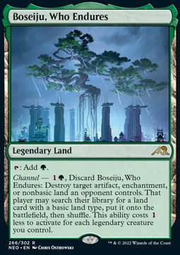 Boseiju, Who Endures⁣ - Kamigawa: Neon Dynasty⁣ (Rare)⁣ [266]