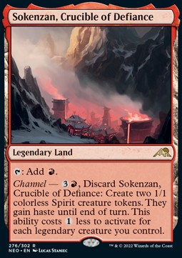 Sokenzan, Crucible of Defiance⁣ - Kamigawa: Neon Dynasty⁣ (Rare)⁣ [276]