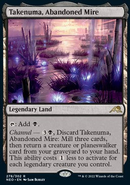 Takenuma, Abandoned Mire⁣ - Kamigawa: Neon Dynasty⁣ (Rare)⁣ [278]