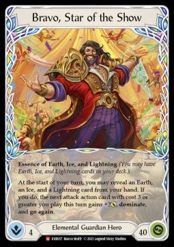 Bravo, Star of the Show (Cold Foil) - Everfest - First (Majestic) [EVR-F-017]