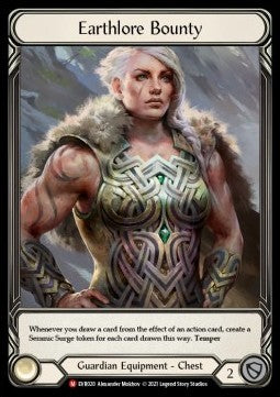 Earthlore Bounty (Cold Foil) - Everfest - First (Majestic) [EVR-F-020]