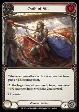 Oath of Steel (Rainbow Foil)⁣ - Everfest - First⁣ (Majestic)⁣ [056]