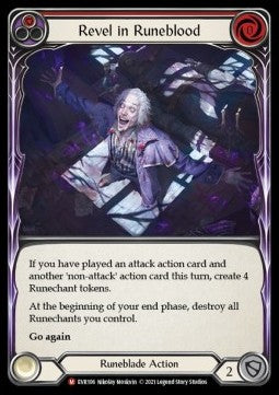 Revel in Runeblood (Regular) - Everfest - First (Majestic) [EVR-F-106]
