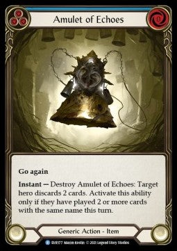 Amulet of Echoes (Cold Foil)⁣ - Everfest - First⁣ (Rare)⁣ [177]