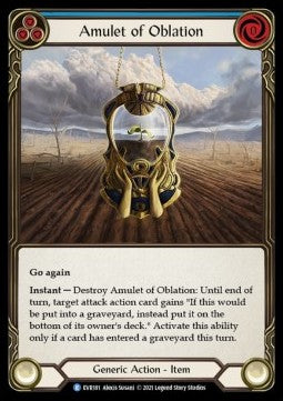 Amulet of Oblation (Cold Foil)⁣ - Everfest - First⁣ (Rare)⁣ [181]