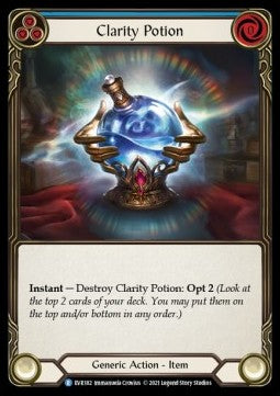 Clarity Potion (Cold Foil) - Everfest - First (Rare) [EVR-F-182]