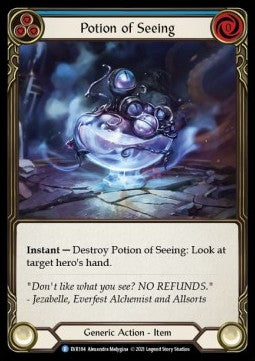 Potion of Seeing (Cold Foil) - Everfest - First (Rare) [EVR-F-184]