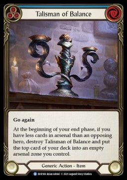 Talisman of Balance (Cold Foil) - Everfest - First (Rare) [EVR-F-188]