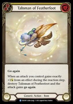 Talisman of Featherfoot (Cold Foil)⁣ - Everfest - First⁣ (Rare)⁣ [190]