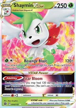 Shaymin VSTAR⁣ - Brilliant Stars⁣ (Ultra Rare)⁣ [014]
